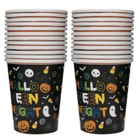 Set Halloween za jednokratnu čaše za jednokratnu upotrebu Party isporučuje jednokratne čaše za papir papir čašica puckina vještica