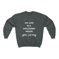 Moj život je znak Hallmark-a pošao po zlu, smiješna božićna majica, božićni poklon