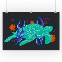Zbirka bujnog okruženja, morska kornjača