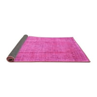 Ahgly Company Zatvoreni kvadrat Sažetak ružičaste suvremene prostirke savremene površine, 3 'kvadrat