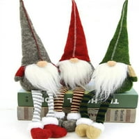Newhomestyle švedski Gnome, Chirstmas plišana igračka, skandinavski stil Dekor, viseći noga sjeckalica