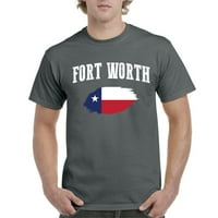 - Muška majica kratki rukav, do muškaraca veličine 5xl - Fort Worth Texas Flag