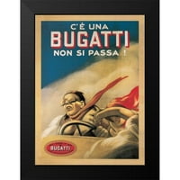 Dudovich, Marcello Black Moderni uokvireni muzej Art Print pod nazivom - Bugatti-1922