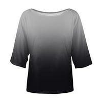 Ženski ljetni vrhovi Casual Boho labav top majica One Plus veličine gradijentna bluza