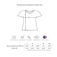 Stručni učinak marke Heather V-izrez majica za žene