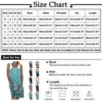 Haljine za žene ženski kvadratni dekolte bez rukava cvjetni fit & flare haljina srednje dužine casual fit & flare Chemise Mint S