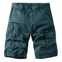 Teretne kratke hlače Muškarci Lenago Plus Veličina Casual Pure Boja Na otvorenom Pocket plaža Radna pantalona za teretna kratke hlače na otvorenom Pješačke hlače Summer Charces