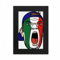 Italija zastava šminke za zaštitu glave Desktop Foto okvir Slika Prikaz umjetnosti Slikarstvo Izložba