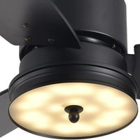 40 Moderni stropni ventilator W LED lampica daljinski upravljač Naslovni ukras