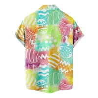 Muške majice modne grafičke grafičke tiše Havajski tines Top kratkih rukava Comfy bluza na plaži Ležerne vrhove sa džepom
