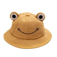 Leastforme Odrasli dječji kašika šešir slatka žaba protiv sunca široka brana sklopiva ribarska kapa
