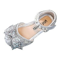 Djevojke Sandale Veličina Performanse Plesne cipele Cipele Pearl Rhinestones Bowknot Shining Princess