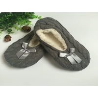 Zodanni 1-2pair Početna Zimske cipele Topla unutarnje papuče Žene plišane čarape