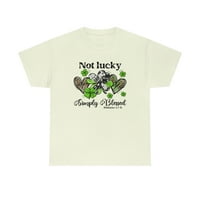 PorodicaLoveshop LLC Nije sretna jednostavno blagoslovljena košulja Patricks, Dnevna majica St Patricks,