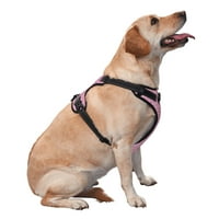 Ružičasti klasični apstraktni pas za pse, kućni ljubimac za kućne ljubimce kako bi se spriječilo da se oslobodi povoda, podesiv, jednostavan za nošenje, veliki