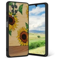 Ljeto-suncokret-zaslon-foto-telefon - određen za Samsung Galaxy A Case Muške žene, Fleksibilan silikonski