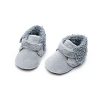 Aaimomet topli snijeg prve cipele pamučne plišane čizme Mekane dječje šetače djevojke dječake dječje cipele čizme Toddler 5, plava