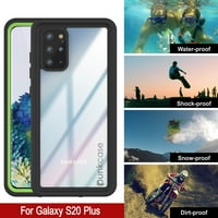 Galaxy S20 + Plus Vodeni udarni otporan na vodu [Extreme Series] Zaštitni zaslon [svijetlo zeleno]