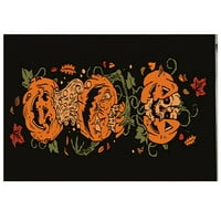 RUG SDJMA HALLOWEEN, 2,6x5,2ft, crtani Halloween Pumpkin BAT Spider Web Rug, Iagla za ukrašavanje Halloween