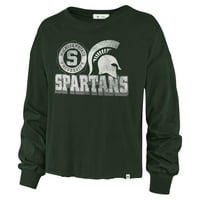 Ženska 'Zelena Michigan State Spartans Dno je majica s dugim rukavima