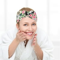 Traka za glavu za žensku kosu bez klizanja boho bandeau cvjetni print znojne trake ljeta