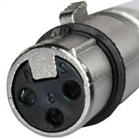 Leke 3-pinski XLR do ženskih stereo zvučnih konektora za mikrofon adaptere spojnica