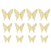 Beppter zidne naljepnice naljepnice 3D šuplje leptir zidne naljepnice Početna Dekor kartonske leptir