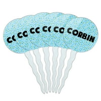 Corbin Cupcake tipovi - set - plave mrlje