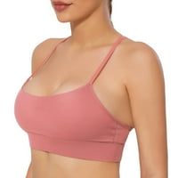 Yoga Sports BRA Plus Veličina Yoga čvrsti vrhovi Žene hladne ležerne rezervoare Bluza bez rukava na