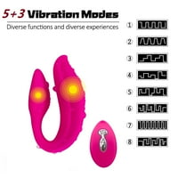 Moćni partnerski vibratori dvostruki motori za odrasle osobe za muškarce za muškarce Žene Njeni parovi igraju bežičnu mrežu sa stimulacijom klitoričara daljinskog upravljača