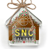 Ornament tiskao je jedan pogodan kôd aerodroma SNC za Salinas Christmas Neonblond