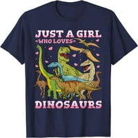 Dinosaurus samo djevojka koja voli majicu brahiosaurus dinosaurusa