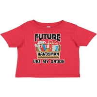 Inktastična budućnost Handyman kao tata poklon toddler dječaka majica