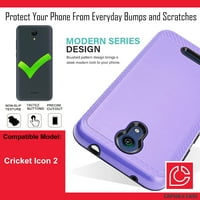 Capsule Case kompatibilan s ikonom za kriket [otporan na udarce, četkanje četkica Žene Girly Style Purple