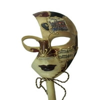 New Orleans francuska četvrtina Venecijanska maska ​​Burgundija Dame