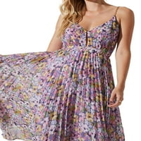 Ženska haljina Boho ljetne špagete kaiš V izrez Flowy ruffle Beach Long Maxi haljina