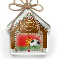 Ornament tiskao je jedno obostrano fudbalsku ekipu zastava Makedonije Božić Neonblond