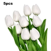 Park lažni tulipani umjetni cvjetovi Buket aranžman za kućni ured za vjenčani dekor Real Touch Fau Cvijeće