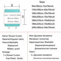 Crtaonici Tuš Cvijeće Cvijeće Bijela tratinčica Crna pozadina 3D Print kupaonica Kupatilo Kućni dekor