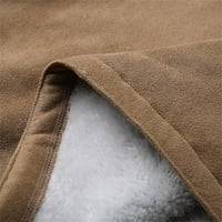Dezed Winter Sherpa obložene jakne za žene čišćenje Žene Zima Plus size Solid Plus baršunasti kaput