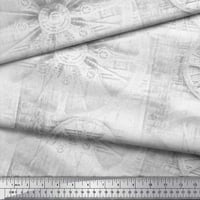 Tkanina Soimoi Rayon tkanina i panela kotača Ispis tkanina sa dvorištem široko