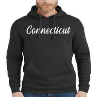 Muški scenarij Connecticut State V džemper s pulovernim pulover 2x-veliki crni