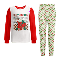 Uklapajte obiteljski božićni pidžami klasični obiteljsko spavanje za spavanje Božić koji odgovara flanelu pidžama za parove i djecu i pse