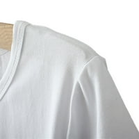 Majice za žene Modni dan zaljubljenih cvjetni ispis O-izrez kratki rukav maksimum majica TOP bluza