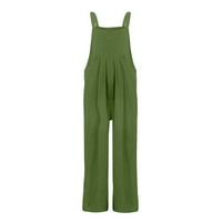 Cuoff odjeća ženska casual labav bez rukava vrhunska zbirskog kvadrata zelena l