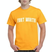 Arti - Muška majica kratki rukav, do muškaraca veličine 5xl - Fort Worth Texas