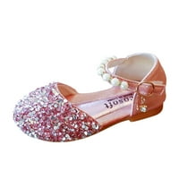 Cipele Kids Pearl Bowknot Djevojke Sandale Princess Jednokrevetna Baby Bling Baby Cipele Cipele Mjeseci Djevojke Djevojke Veličina cipele Veliko dijete