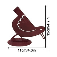 Silhouette Ornament Rustys Metal Seagull Frence Dekorativni vrtni dekor Metal Prirodni Rustys Silhouette