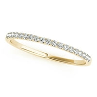 Mauli dragulji za angažman za žene 0. Carat Diamond i smaragdni oblik safir mladenkini set prsten 4-prong