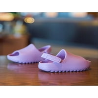 Dječji paperići, unise proklizane cipele sa čvrstom u boji zatvorene sandale za ljeto, svijetlo ružičasta
